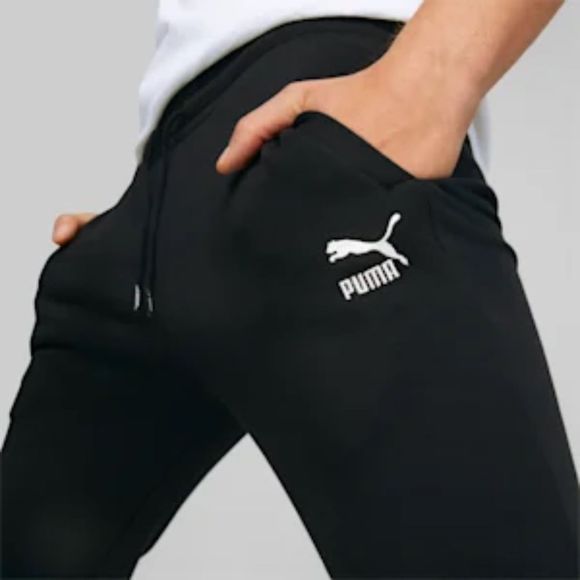 NWT PUMA Mens Solid Fleece Jogger Pants - size 2XL - Picture 1 of 5